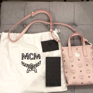 I’m selling a mcm mini bag in a blush pink